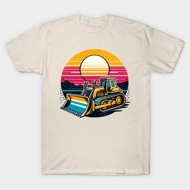 Bulldozer T-Shirt by Vehicles-Art